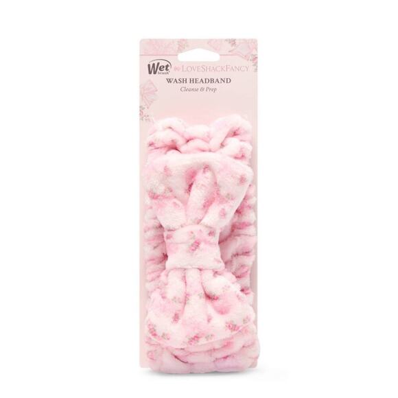NWT Loveshackfancy & Wet Brush Cotton Wash Headband in Rosa Beau. - Picture 1 of 16